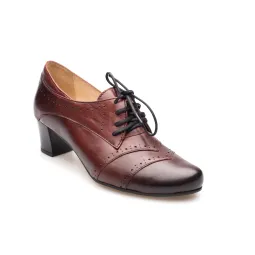 Botki sznurowane damskie oxfordy jazzówki skóra naturalna Produkt Polski