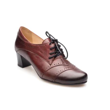 Botki sznurowane damskie oxfordy jazzówki skóra naturalna Produkt Polski