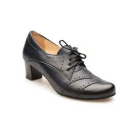 kopia Botki sznurowane damskie oxfordy jazzówki skóra naturalna Produkt Polski