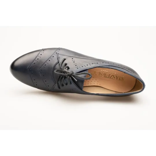 kopia Botki sznurowane damskie oxfordy jazzówki skóra naturalna Produkt Polski kopia Botki sznurowane damskie oxfordy jazzówki skóra naturalna Produkt Polski