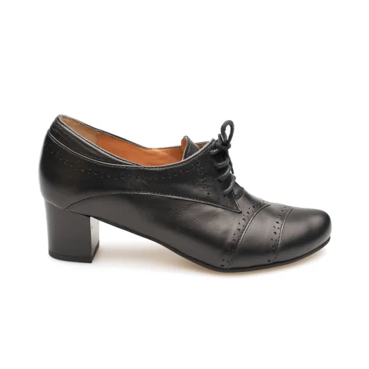 Botki sznurowane damskie oxfordy jazzówki skóra naturalna Produkt Polski