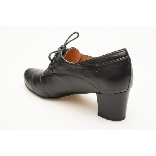 Botki sznurowane damskie oxfordy jazzówki skóra naturalna Produkt Polski