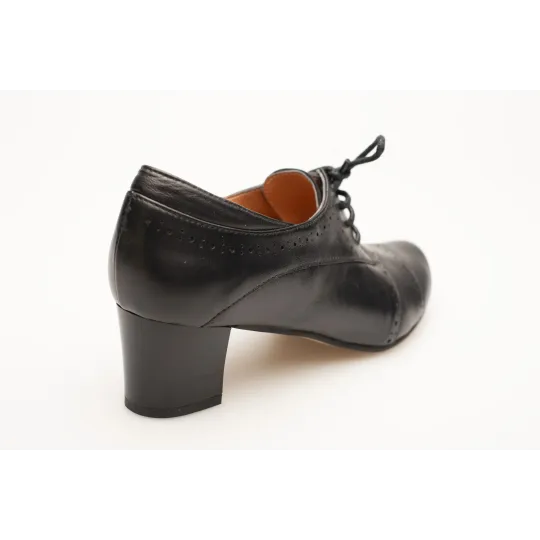 Botki sznurowane damskie oxfordy jazzówki skóra naturalna Produkt Polski