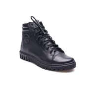 Botki damskie zimowe oficerki sznurowane skózrane Produkt Polski