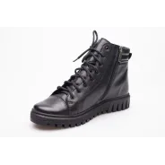 Botki damskie zimowe oficerki sznurowane skózrane Produkt Polski