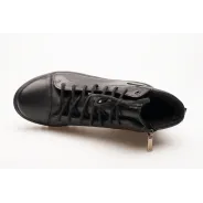 Botki damskie zimowe oficerki sznurowane skózrane Produkt Polski