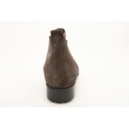 Botki damskie ocieplone sztyblety skórzane szare Produkt Polski