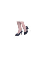 Buty damskie czółenka peep toe skóra