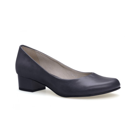 Damskie czółenka na niskim obcasie klocku