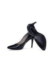 Czarne lakierki szpilki