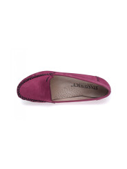 Mokasyny damskie skórzane półbuty Polski Producent Różowe