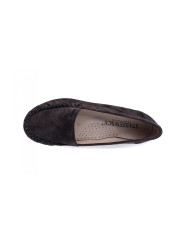 Mokasyny damskie skórzane półbuty Polski Producent  Szare